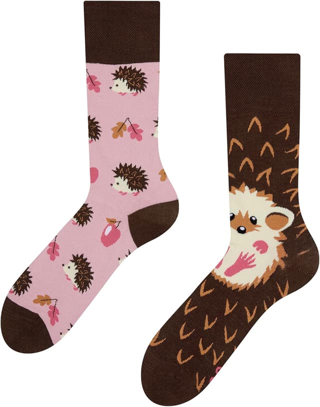 Detalle de Dedoles Socken Unisex (Damen, Herren & Kinder) aus Baumwoll-Mix mit lustigen Designs – links/rechts unterschiedlich