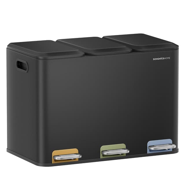 Imagen de SONGMICS HOME Mülleimer Küche 3 x 15 L en OfertitasTOP