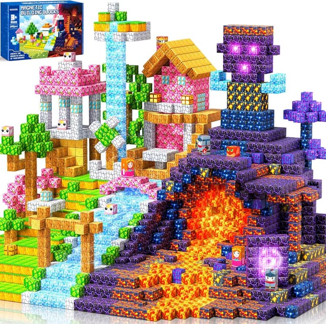 Detalle de COOLJOYA Magnetische Bausteine 300 Teile