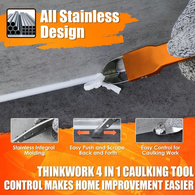 Thumbnail 3 de THINKWORK 4 in 1 caulking tool kit