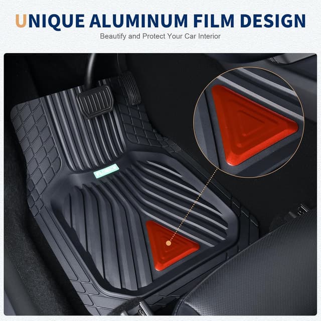 Detalle de FLORICH Car Floor Mats 3-Piece All-Weather