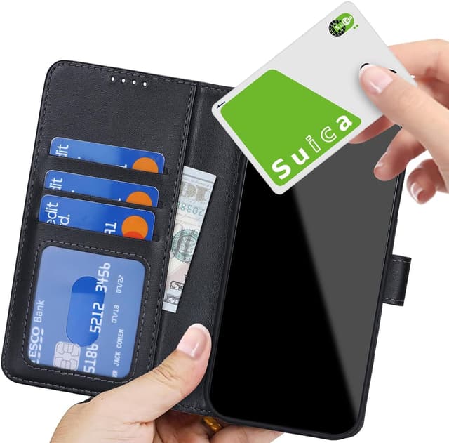 Detalle de Zouzt iPhone 17 wallet case, PU leather