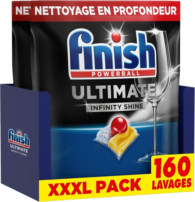 Imagen de Finish Ultimate Infinity Shine 160 capsules citron en OfertitasTOP