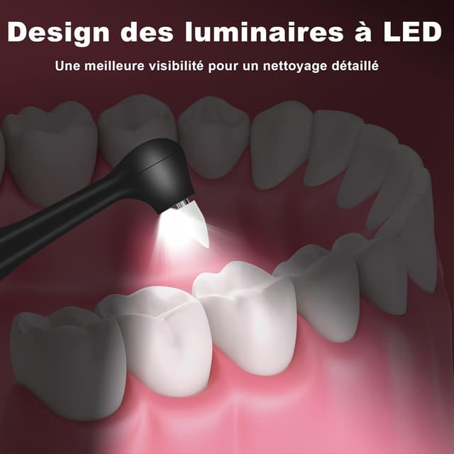 Thumbnail 4 de Kit Blanchiment Dentaire polisseur électrique 5 têtes 🪥