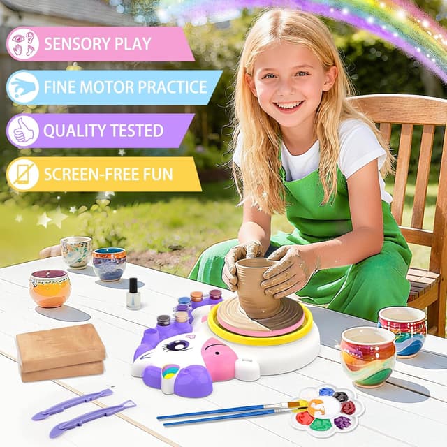 Thumbnail 4 de Pottery Wheel for Kids Ages 8-12 Purple