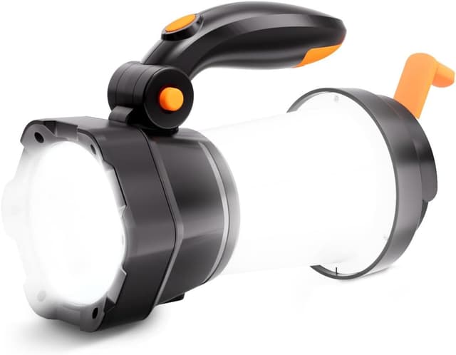 Detalle de K KASONIC 2-in-1 LED Campinglaterne mit Handkurbel und Notfallaufladefunktion