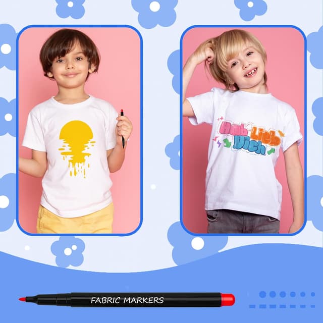 Thumbnail 6 de Pamaker 20 Textilstifte waschfest 🖍