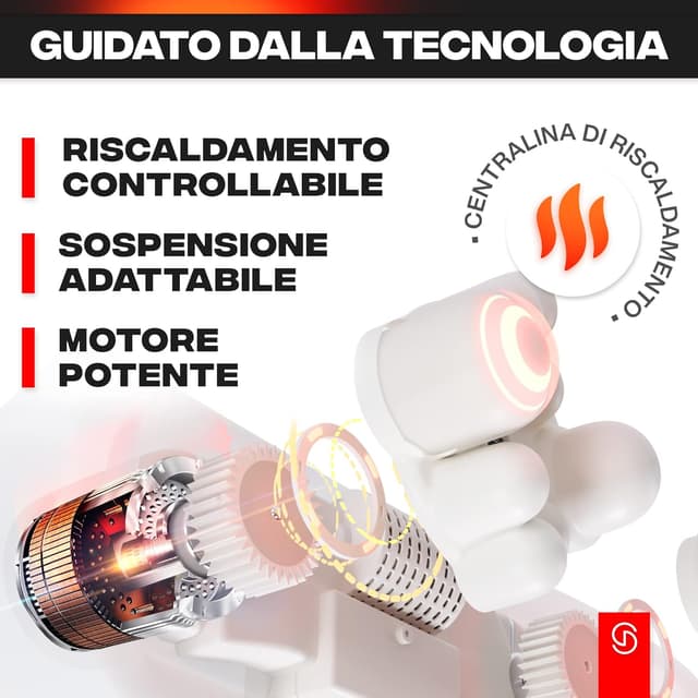 Detalle 2 de Essy Massaggiatore cervicale a calore Shiatsu per collo, collo e spalle, schiena e gambe