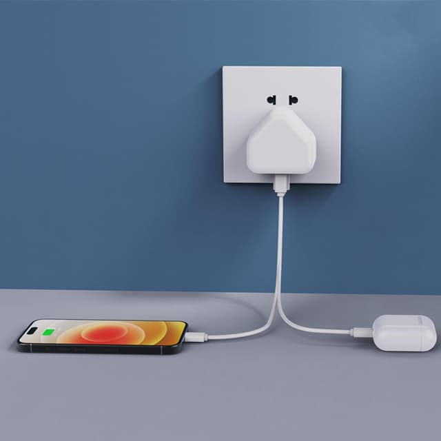 Thumbnail 3 de USB Plug UK Dual USB Charger 3-Pack