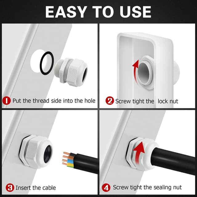 Thumbnail 4 de Hanibos M25 Kabelverschraubung 10er Pack