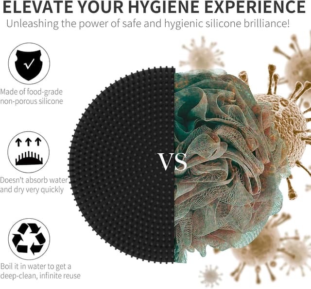 Thumbnail 4 de BEAUTAIL Silicone Body Scrubber 4 Pack