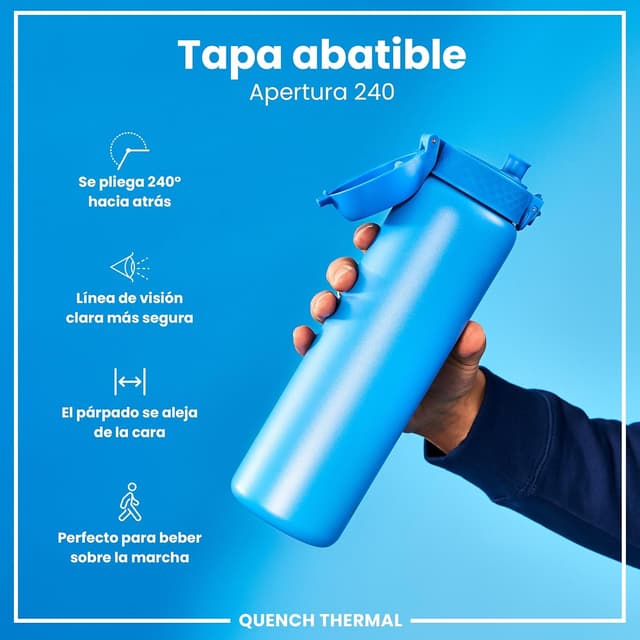 Thumbnail 4 de Ion8 Botella Térmica 1L Acero Inoxidable 🚶