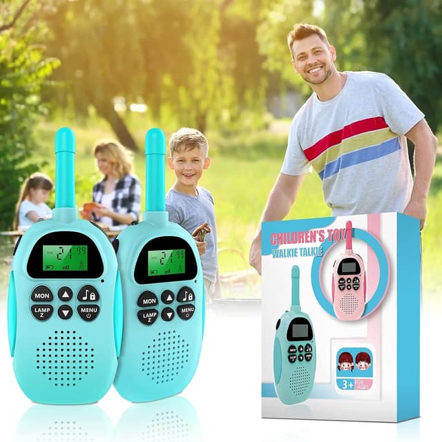 Detalle 2 de Uleway Walkie Talkie Bambini 16 canali con torcia