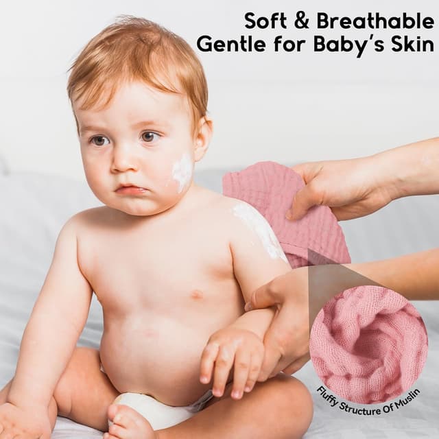 Thumbnail 3 de Unnivoll Muslin Cloths 50x25cm 6 Pack