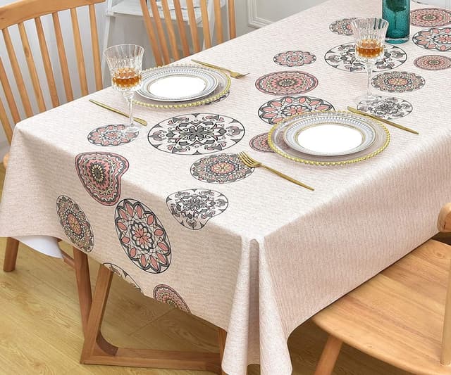 Thumbnail 6 de Yofori PVC tablecloth 137x180cm wipe clean