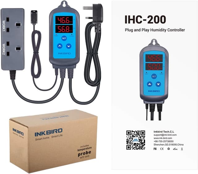 Thumbnail 4 de Inkbird IHC-200 humidity controller for humidifier/dehumidifier 🌡