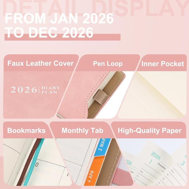 Thumbnail 6 de agenda académica 2026 A5 día por página