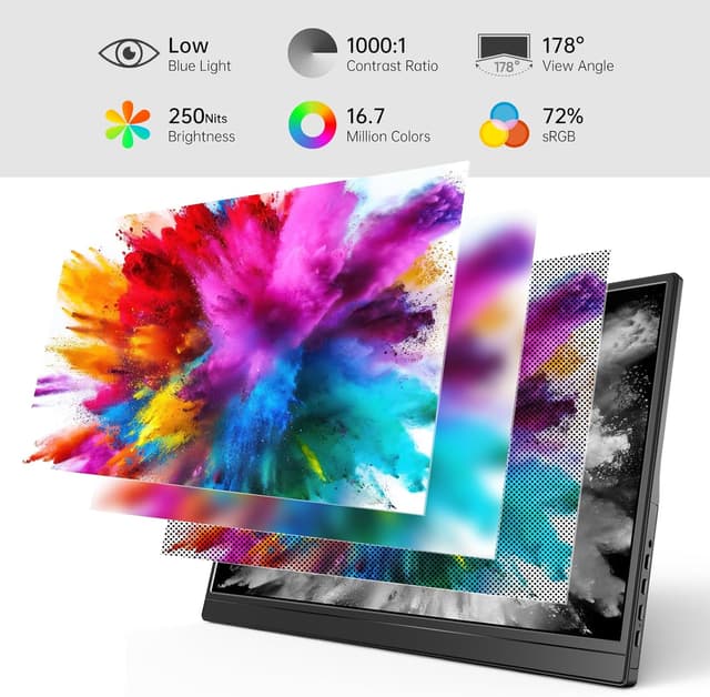 Detalle 2 de Yxk Portable Monitor 15.6 Inch