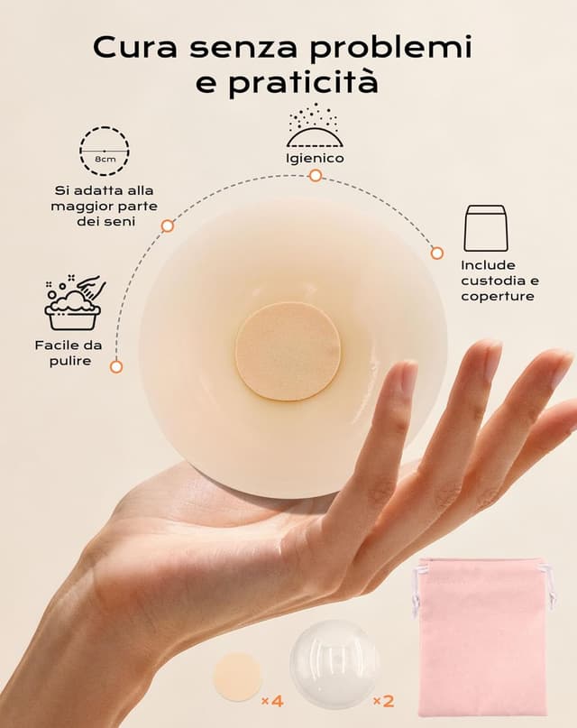 Thumbnail 5 de daidora Copricapezzoli adesivi 0,2 mm