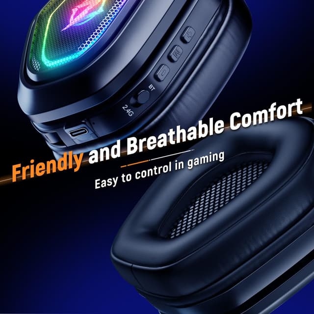 Thumbnail 5 de Ozeino Wireless Gaming Headset 40‑Hr battery