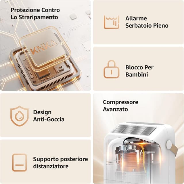 Thumbnail 6 de KNKA Deumidificatore 16L/24h per casa