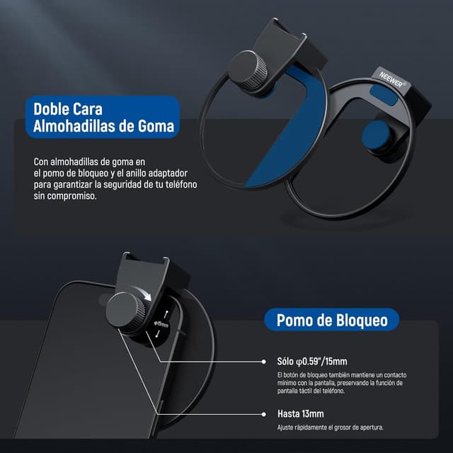 Thumbnail 4 de NEEWER Clip de Filtro de Lente 67mm para iPhone