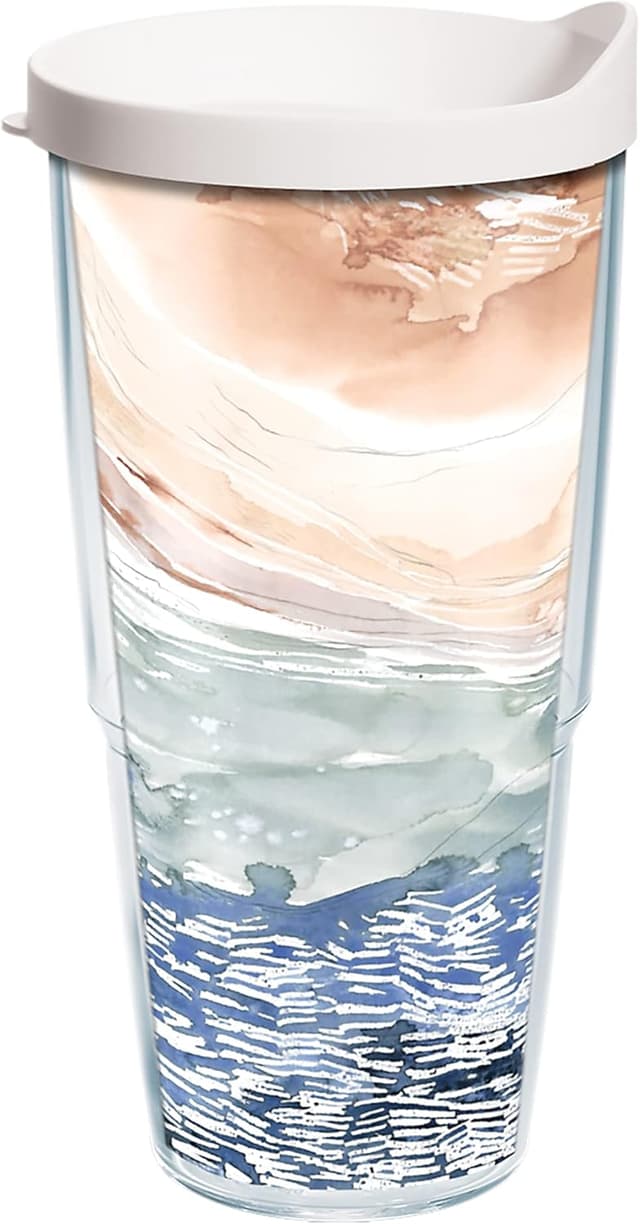 Detalle de Tervis Kelly Ventura Drift 24oz Double-Walled Insulated Travel Tumbler (Made in USA) — Classic