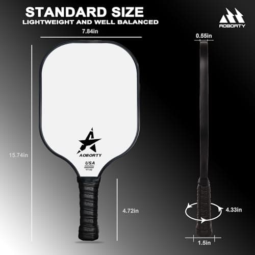 Thumbnail 3 de AOBORTY Pickleball Paddles 4-Pack with 4 Balls ๐