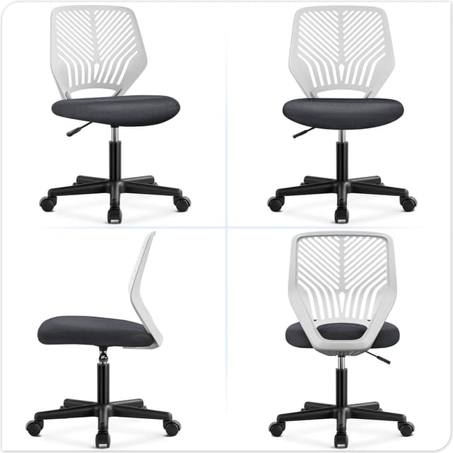 Thumbnail 3 de Yaheetech Silla Ergónómica de Escritorio Malla Gris