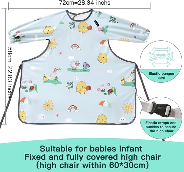 Detalle 2 de PewinGo Weaning Bib waterproof 1 size