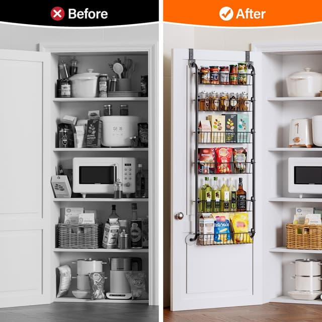 Thumbnail 4 de Delamu Over the Door Pantry Organizer 6-tier