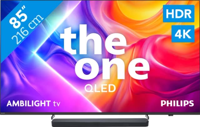 Thumbnail 21 de Philips Ambilight 85 Zoll PUS9000 QLED 4K (2025) Set + JBL Bar 300 M2 – Dolby Atmos im Wohnzimmer