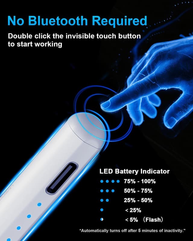 Thumbnail 6 de Stylus Pen for iPad 9th & 10th, USB‑C charging 🖊