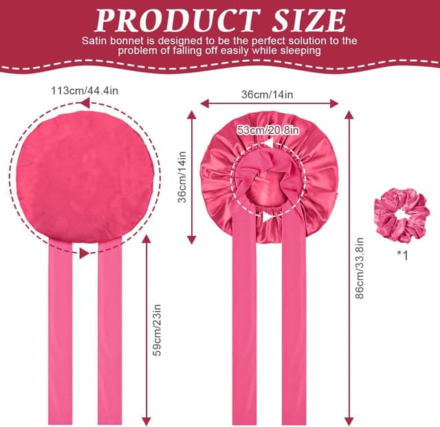 Thumbnail 1 de ACWOO Bonnet de Nuit Satin réglable