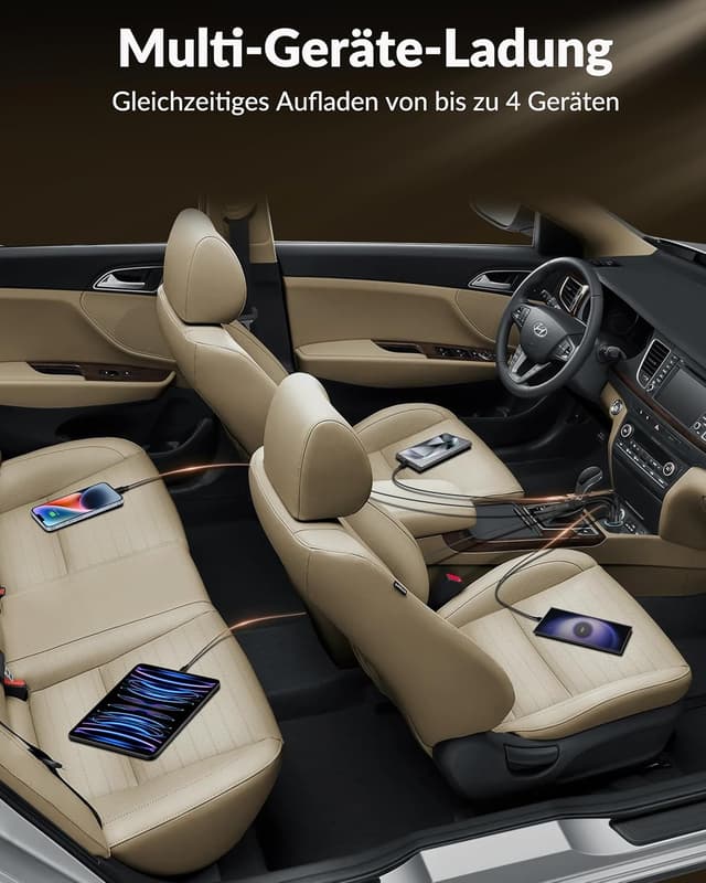 Thumbnail 6 de CREAPICO 90W Zigarettenanzünder USB C 4-Port