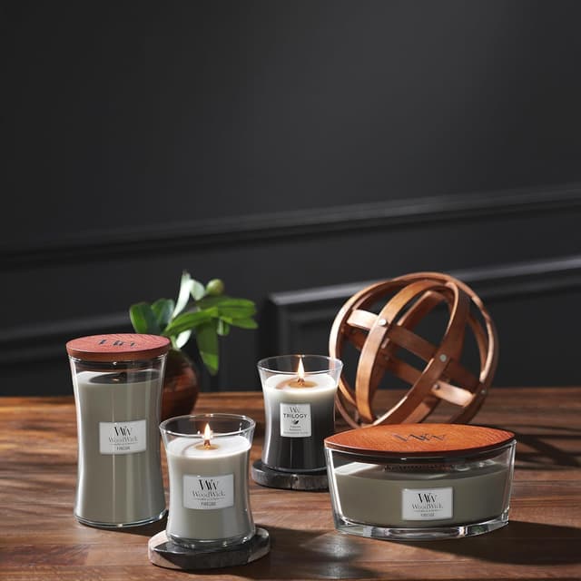 Thumbnail 7 de WoodWick Trilogy vela mediana reloj de arena Pluswick 🕯