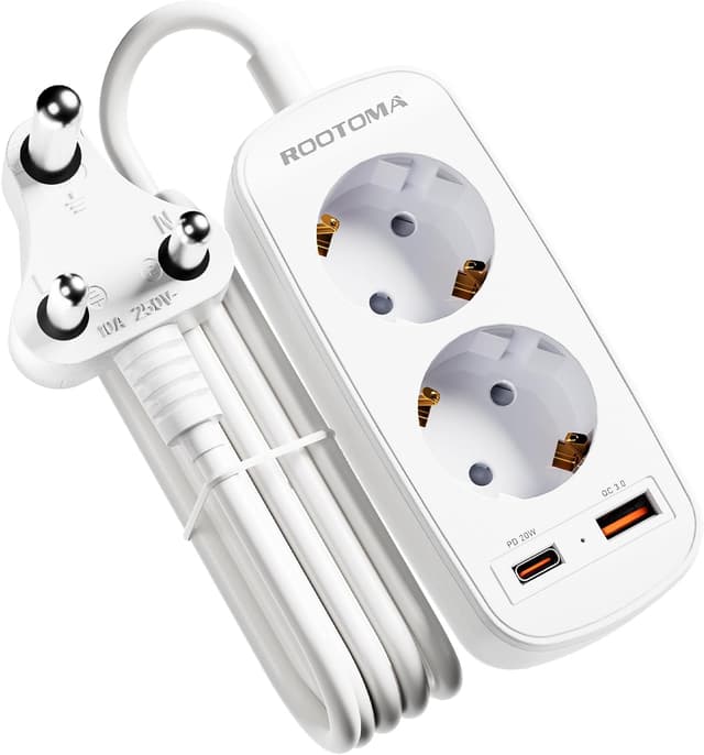 Detalle de Adapter für Südafrika mit PD20W USB Schnellladegerät