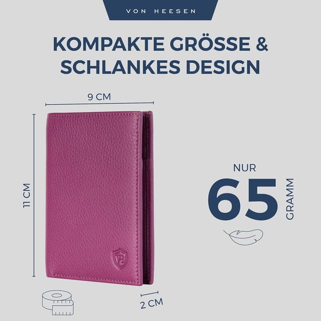 Detalle 2 de VON HEESEN Herren-Geldbörse mit RFID