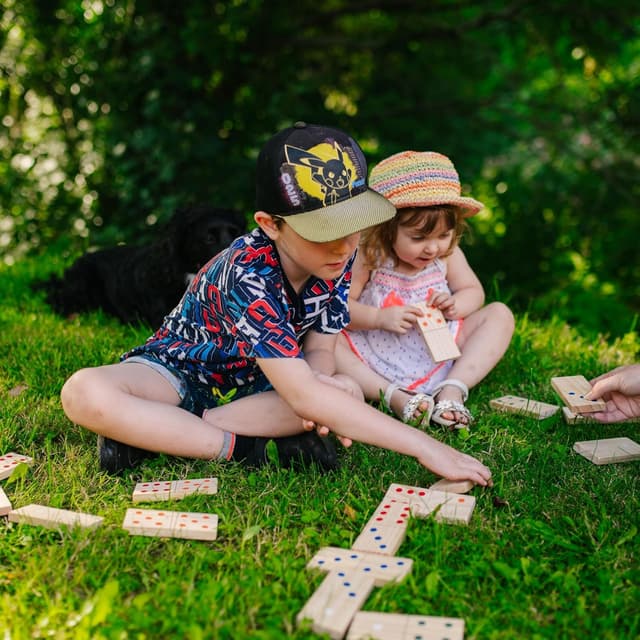 Thumbnail 6 de Jaques of London giant dominoes double 6
