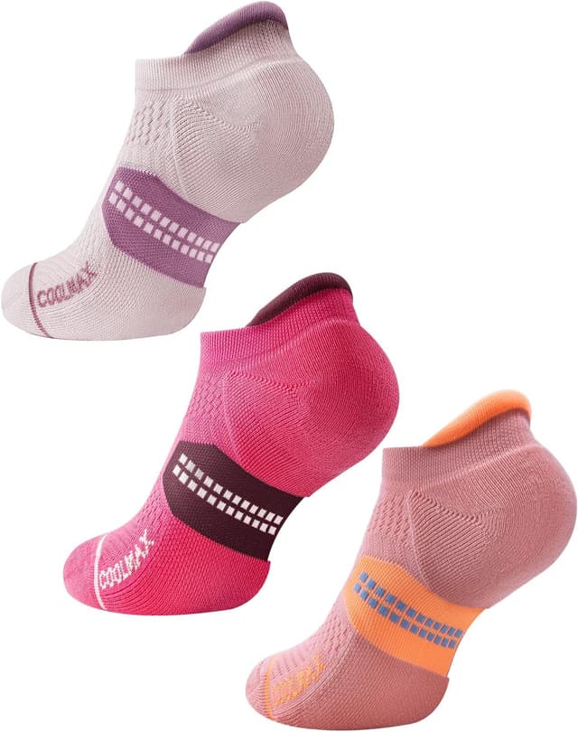 Detalle de Calzini da corsa invisibili in compressione 15-20 mmHg Coolmax Bamboo da donna Juclise