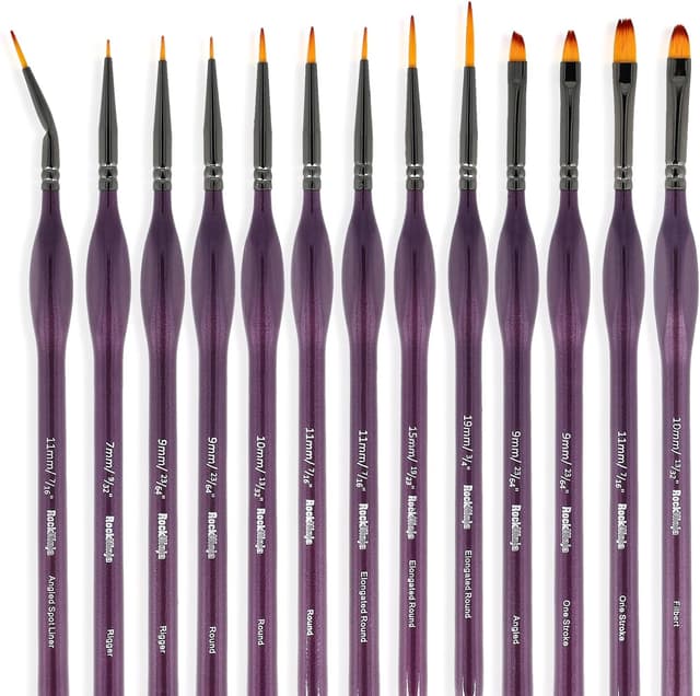 Imagen de Pinsel Set Malen 13 Stück Detailpinsel 🎨 en OfertitasTOP