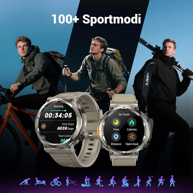 Thumbnail 5 de Blackview W50pro Smartwatch 100 Tage