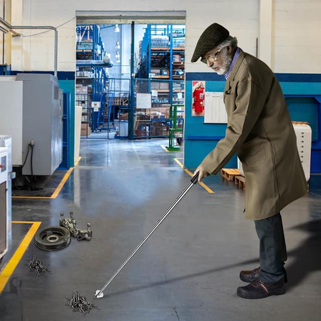 Detalle de Magnet Pick Up Tool Preciva – teleskopischer Magnetheber bis zu 15,8 kg Tragkraft