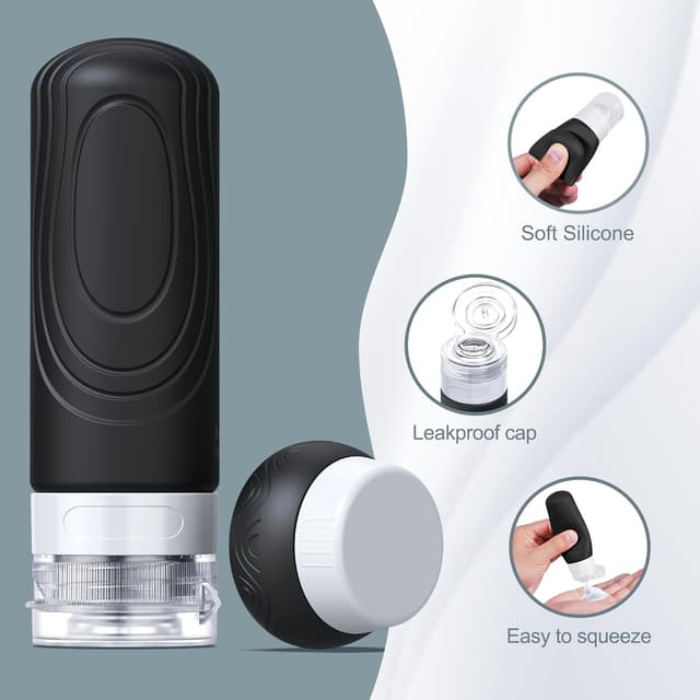 Thumbnail 1 de Aeomni 8 Pack Travel Bottles 90ml set