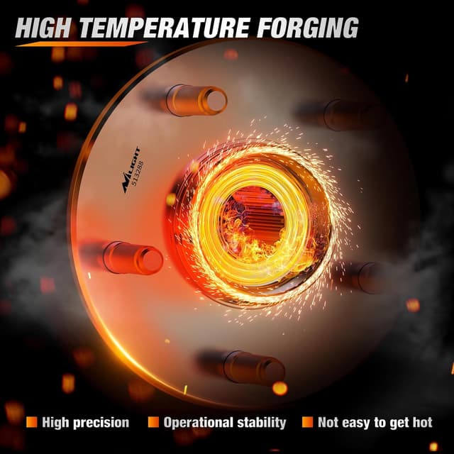 Detalle de Nilight Front or Rear Wheel Hub Bearing Assembly (5-Lug) for Chevy Equinox/Impala/Malibu, GMC Terrain & More