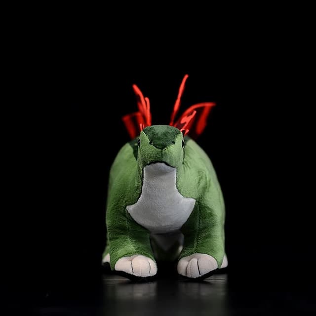 Detalle de Tiny Heart Stegosaurus stuffed dinosaur plush toy (green) – 16 inch cuddly companion