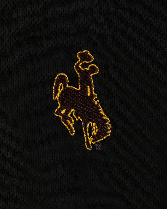 Detalle de Vantage Apparel Men’s Standard Collegiate Micro Mesh 1/4 Zip Pullover (Black)