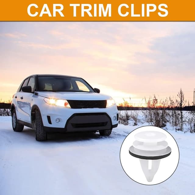 Thumbnail 6 de URAQT set da 50 clip e rivetti in plastica universali per fissaggio pannelli auto e portiere