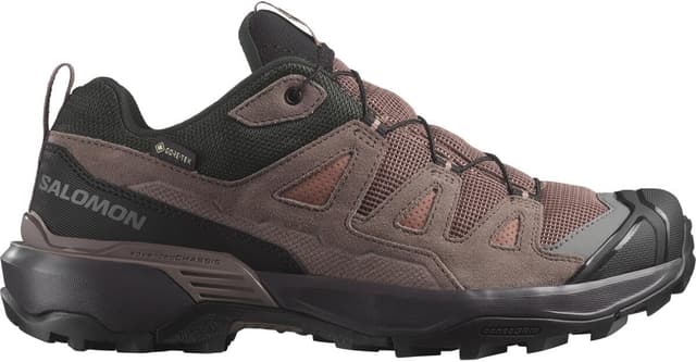 Detalle 2 de Salomon X Ultra 360 Leather Gore-Tex : chaussures de randonnée imperméables pour femme, stabilité et adhérence tout temps