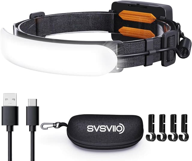 Imagen de svsviio Headlamp Rechargeable PRO+ 7500mAh, 1500 Lumen LED Headlamp en OfertitasTOP